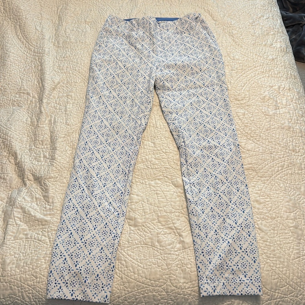 RLX White & Blue Printed Eagle Pant
